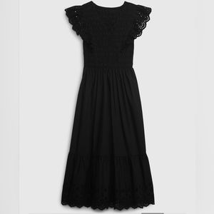 NWT Gap Ruffle Sleeve Smocked Midi Dress - Size Medium